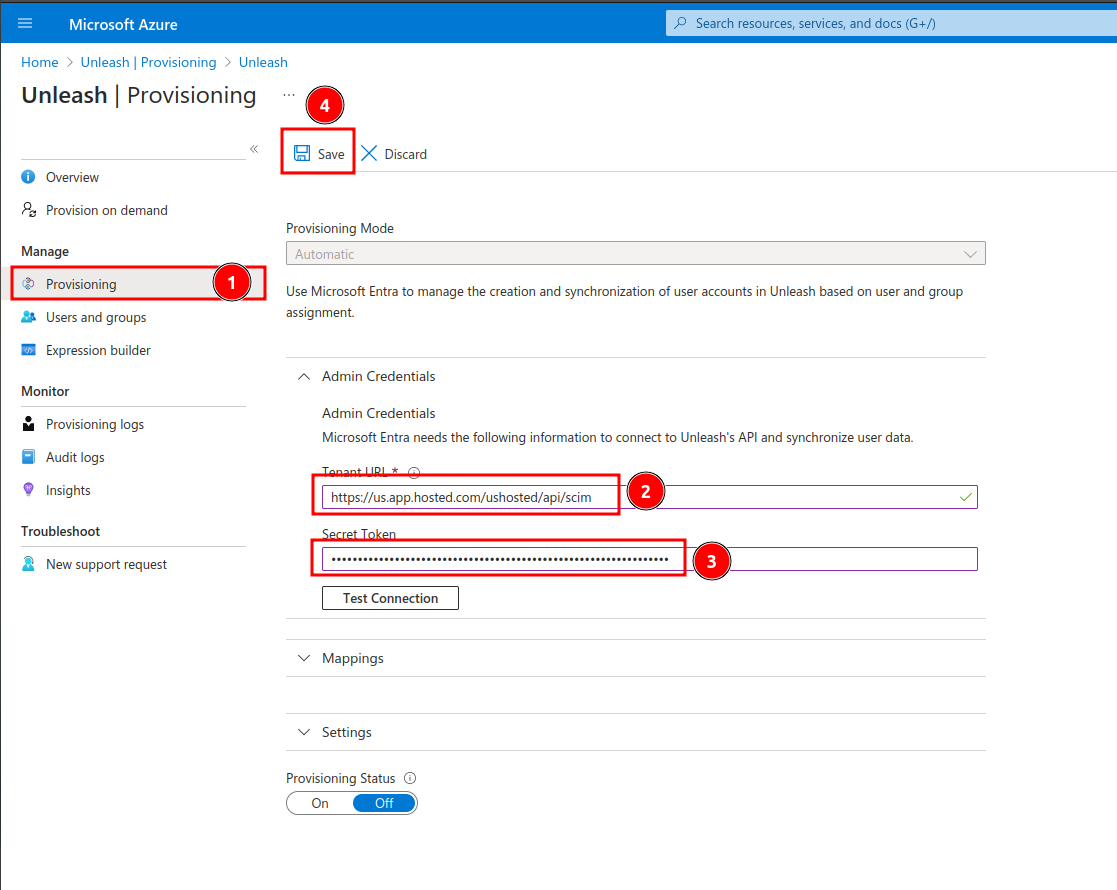 Setting up SCIM credentials